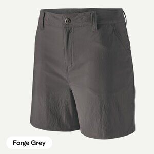 Patagonia 58091 Quandary Shorts 5" Inseam Women's Size 2 Forge Gray